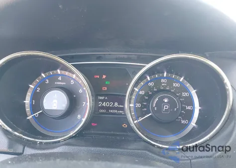 2012 Hyundai Sonata Gls z USA, uszkodzony, nr VIN 5NPEB4AC8CH471885